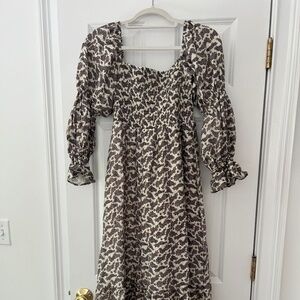 White Floral Maxi Dress